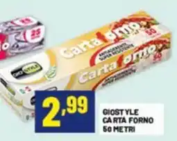 Risparmio Casa Giostyle carta forno offerta