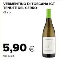 Tigre VERMENTINO DI TOSCANA IGT TENUTE DEL CERRO offerta