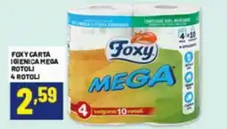Risparmio Casa Foxy carta igienica mega rotoli offerta