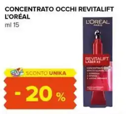 Tigre Concentrato occhi revitalift l'oréal offerta
