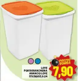 Risparmio Casa LOVE PORTABIANCHERIA ARANCIO LOVE offerta