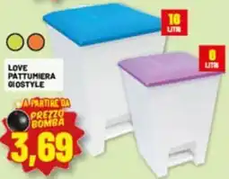 Risparmio Casa LOVE PATTUMIERA GIOSTYLE offerta