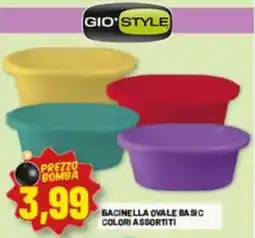 Risparmio Casa GIO' STYLE BACINELLA OVALE BASIC offerta