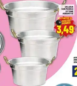Risparmio Casa CALDAIA CON MANICO OTTONE offerta
