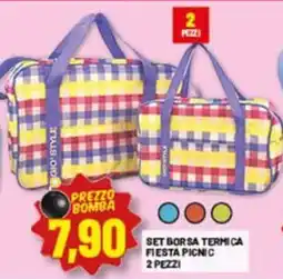 Risparmio Casa SET BORSA TERMICA FIESTA PICNIC offerta