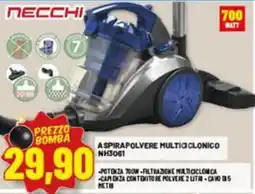Risparmio Casa NECCHI ASPIRAPOLVERE MULTICICLONICO offerta