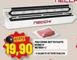 Risparmio Casa MACCHINA SOTTOVUOTO NECCHI offerta