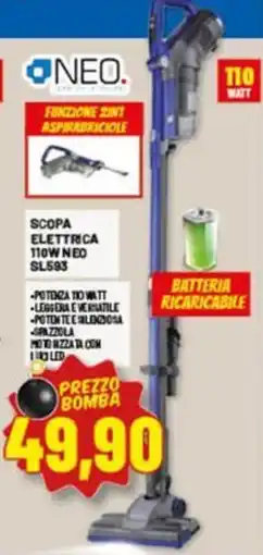 Risparmio Casa SCOPA ELETTRICA 110W NED SL593 offerta