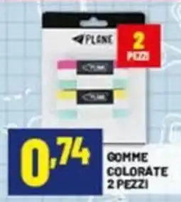 Risparmio Casa Gomme colorate PLANE offerta