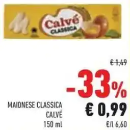 Conad Superstore Maionese classica Calve offerta