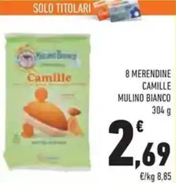 Conad Superstore 8 Merendine camille mulino bianco offerta