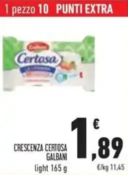 Conad Superstore Crescenza certosa galbani offerta