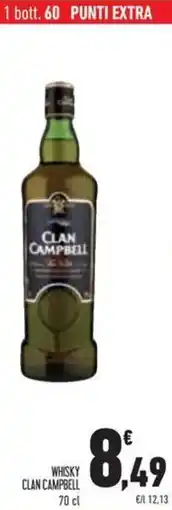 Conad Superstore Whisky clan campbell offerta