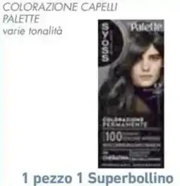 Conad Superstore Colorazione capelli palette offerta