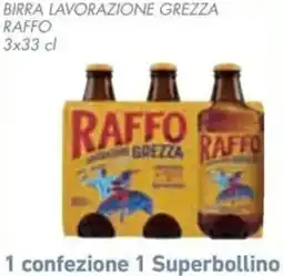 Conad Superstore Birra lavorazione grezza raffo offerta