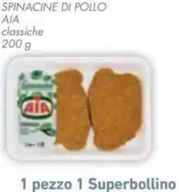 Conad Superstore Spinacine di pollo AIA offerta