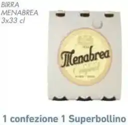 Conad Superstore Birra menabrea offerta