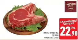 Conad Superstore Costata di scottona con osso sapori&idee conad offerta