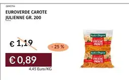 Prezzemolo e Vitale EUROVERDE CAROTE JULIENNE offerta