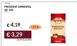 Prezzemolo e Vitale President Emmental offerta