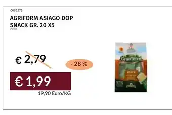 Prezzemolo e Vitale AGRIFORM ASIAGO DOP SNACK offerta