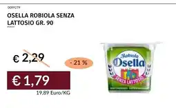 Prezzemolo e Vitale Osella Robiola Senza Lattosio offerta