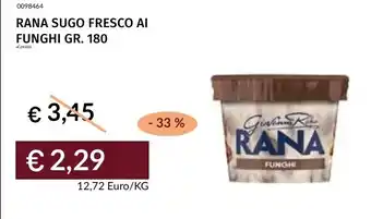 Prezzemolo e Vitale RANA SUGO FRESCO AI FUNGHI offerta