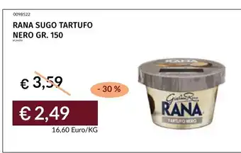 Prezzemolo e Vitale RANA SUGO TARTUFO NERO offerta