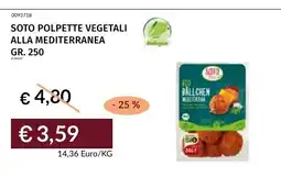 Prezzemolo e Vitale SOTO POLPETTE VEGETALI ALLA MEDITERRANEA offerta