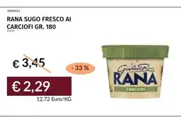 Prezzemolo e Vitale RANA SUGO FRESCO AI CARCIOFI offerta