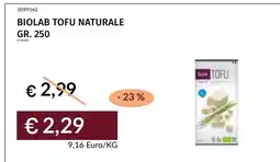 Prezzemolo e Vitale BIOLAB TOFU NATURALE offerta