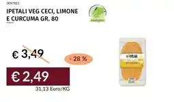 Prezzemolo e Vitale Ipetali Veg Ceci, Limone e Curcuma offerta