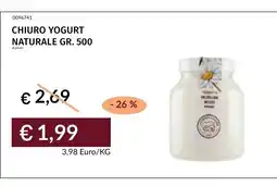 Prezzemolo e Vitale CHIUR0 YOGURT NATURALE offerta