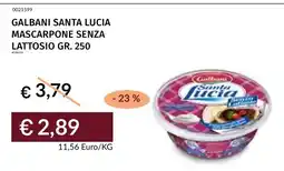 Prezzemolo e Vitale Galbani Santa Lucia Mascarpone Senza Lattosio offerta
