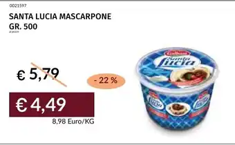 Prezzemolo e Vitale SANTA LUCIA MASCARPONE offerta