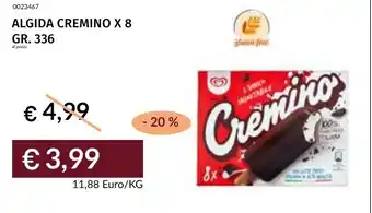 Prezzemolo e Vitale Algida Cremino offerta