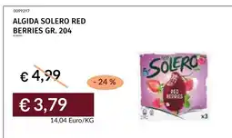 Prezzemolo e Vitale ALGIDA SOLERO RED BERRIES offerta