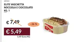 Prezzemolo e Vitale ELITE VASCHETTA NOCCIOLA E CIOCCOLATO offerta