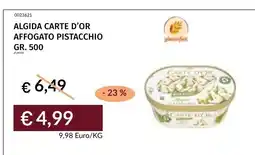 Prezzemolo e Vitale Algida Carte d'Or Affogato Pistacchio offerta
