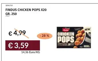 Prezzemolo e Vitale FINDUS CHICKEN POPS offerta