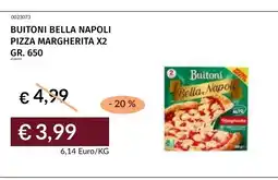 Prezzemolo e Vitale Buitoni Bella Napoli Pizza Margherita offerta