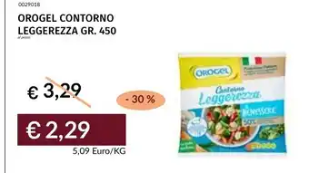 Prezzemolo e Vitale OROGEL Contorno Leggerezza offerta