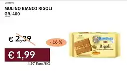 Prezzemolo e Vitale MULINO BIANCO RIGOLI offerta