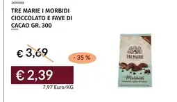 Prezzemolo e Vitale TRE MARIE I MORBIDI CIOCOLATO E FAVE DI CACAO offerta
