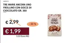 Prezzemolo e Vitale TRE MARIE ANCORA UNO FROLLINO CON GOCCE DI CIOCCOLATO offerta