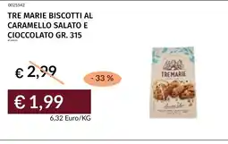 Prezzemolo e Vitale TRE MARIE BISCOTTI AL CARAMELLO SALATO E CIOCCOLATO offerta