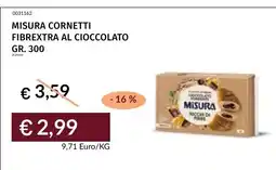 Prezzemolo e Vitale MISURA CORNETTI FIBREXTRA AL CIOCCOLATO offerta