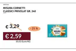 Prezzemolo e Vitale MISURA CORNETTI CLASSICI PRIVOLAT offerta