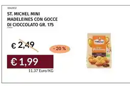 Prezzemolo e Vitale ST. MICHEL MINI MADELEINES CON GOCCE DI CIOCCOLATO offerta