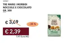 Prezzemolo e Vitale TRE MARIE I MORBIDI NOCCIOLE E CIOCCOLATO offerta